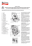 Britax Evolva 1-2-3 bältesstol: bruksanvisning på litauiska, layout