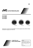JVC CS-HX637 auto stereo skaļruņi: lietošanas instrukcija igauņu valodā, maketēšana