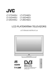 JVC LT-26DA8 LCD-TV: bruksanvisning på lettniska, layout