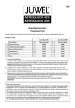 Juwel Aeroquick 420 Estonian instructions manual cover layout