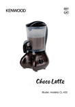 Kenwood CL438 šokolaadimasin Choco Latte: kasutusjuhend eesti ja läti keeles, küljendus