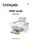 Lexmark X5400 multi-function device user manual in Lithuanian - translation and layout