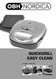 Nordica Easy Clean grill: kasutusjuhend eesti keeles, küljendus