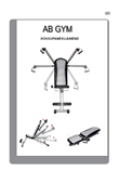 Raleigh AB Home Gym treniņu sols: lietošanas instrukcija igauņu valodā, maketēšana
