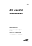 Samsung LE40A436 LCD-tv Latvian instructions manual cover layout