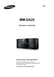 Samsung MMDA25 mājas kinoteātris, karaoke sistēma: lietošanas instrukcija lietuviešu valodā, maketēšana