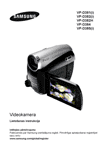 Samsung VP-D381 videokamera: lietošanas instrukcija latviešu valodā, maketēšana