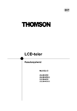 Thomson 26LB040S5 laajakulmatelevisio: käyttöohje vironkielellä, taitto