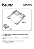 Beurer BG22 svars un Sanitas SPE15 soļu skaitītājs: lietošanas instrukcija igauņu, latviešu un lietuviešu valodā, maketēšana