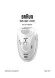 Braun Silk-Epil Xelle epilator Lithuanian instructions manual cover layout