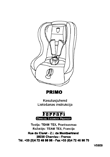 Ferrari V5809 Primo child car seat Estonian+Latvian instructions manual cover layout