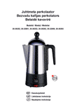 Gerby C3 percolator Estonian+Latvian+Lithuanian instructions manual cover layout