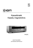 ION Tape2PC USB cassette deck Estonian and Latvian instructions manual cover layout