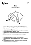 Igloo tent Estonian, Latvian, Lithuanian instructions manual cover layout