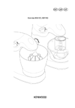 Kenwood Kenmix KM185 virtuves kombains: lietošanas instrukcija igauņu, latviešu un lietuviešu valodā, maketēšana