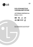 LG VC9700 DVD/VHS recorder Latvian instructions manual cover layout