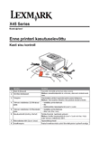 Lexmark 3500-4500 yleistoimistokone: käyttöohje vironkielellä, taitto