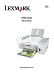 Lexmark X5400 Latvian instructions manual cover layout