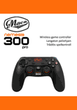 Macs Nemesis 300pro Wireless Game Controller kasutusjuhend inglise, soome ja rootsi keeles