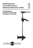 MinnKota outboard motor user manual in Estonian, Latvian and Lithuanian, translation and layout