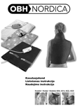 Nordica body warmer heating pad Estonian+Latvian+Lithuanian instructions manual cover layout