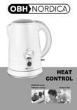 Nordica 6404 Heat Control elektrinis virdulys: naudojimo instrukcija latvių ir lietuvių kalba, maketuotas tekstas