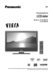 Panasonic TX-32LMD70F LCD TV Estonian instructions manual cover layout