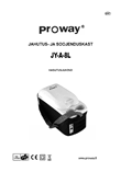 Proway JY-A-8L Estonioan instructions manual cover layout