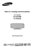 Samsung HT-XQ100 home theatre system Estonian instructions manual cover layout