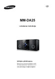 Samsung MMDA25 stereolaitteisto: käyttöohje latviankielellä, taitto