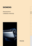Siemens TT911P2 paahdin: käyttöohje viron- ja latviankielellä, taitto