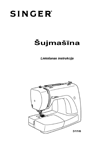 Singer 3116 швейная машина: инструкция по эксплуатации на латышском языке, вёрстка