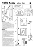 Smoby Hello Kitty микрофон: инструкция по эксплуатации на эстонском, латышском и литовском языке, вёрстка