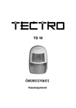 Tectro TD10 oro džiovintuvas: naudojimo instrukcija estų kalba, maketuotas tekstas