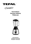 Tefal Classic table top mixer user manual translated into Estonian+Latvian+Lithuanian