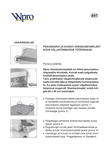 Whirlpool Wpro: naudojimo instrukcija estų ir latvių kalba, maketuotas tekstas